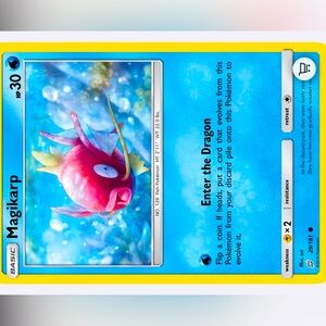 Magikarp 29/181 Pokemon Reverse Holo Common Trading Card